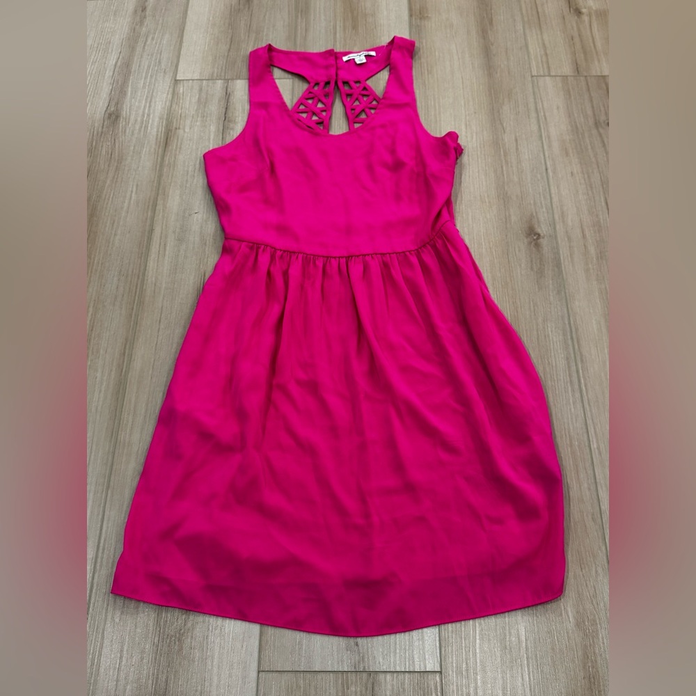 American Eagle Outfitters Pink Fit & Flare Dress | Size 2